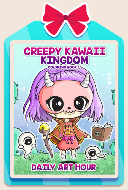 Creepy Kawaii Kingdom Coloring Book 1 (Digital Download)