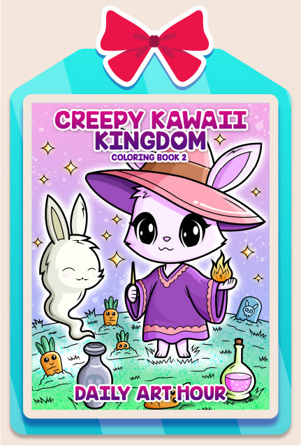 Creepy Kawaii Kingdom Coloring Book 2 (Digital Download)
