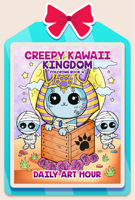 Creepy Kawaii Kingdom Coloring Book 4 (Digital Download)