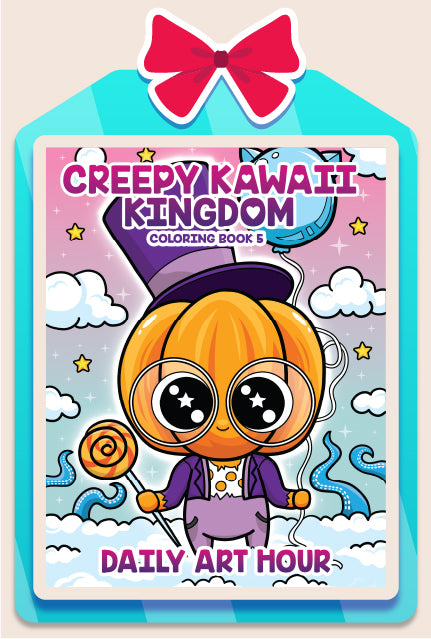 Creepy Kawaii Kingdom Coloring Book 5 (Digital Download)