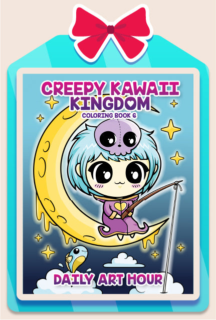 Creepy Kawaii Kingdom Coloring Book 6 (Digital Download)