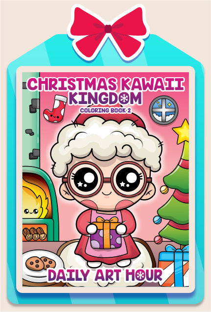 Christmas Kawaii Kingdom Coloring Book 2 (Digital Download)