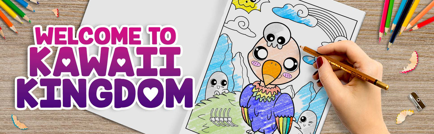 Creepy Kawaii Kingdom Coloring Book 3 (Digital Download)