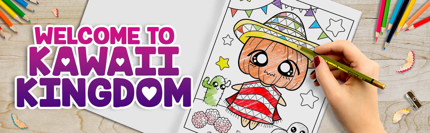 Creepy Kawaii Kingdom Coloring Book 4 (Digital Download)