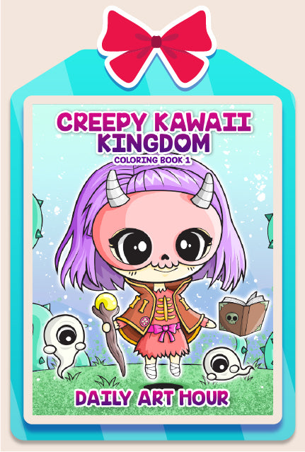 Creepy Kawaii Kingdom Coloring Book 1