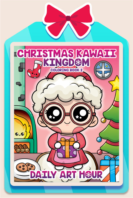 Christmas Kawaii Kingdom Coloring Book 2