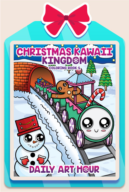 Christmas Kawaii Kingdom Coloring Book 5