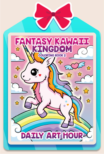 Fantasy Kawaii Kingdom Coloring Book 2