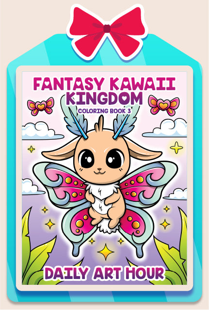 Fantasy Kawaii Kingdom Coloring Book 3