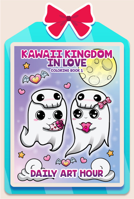 Kawaii Kingdom In Love Coloring Book 1