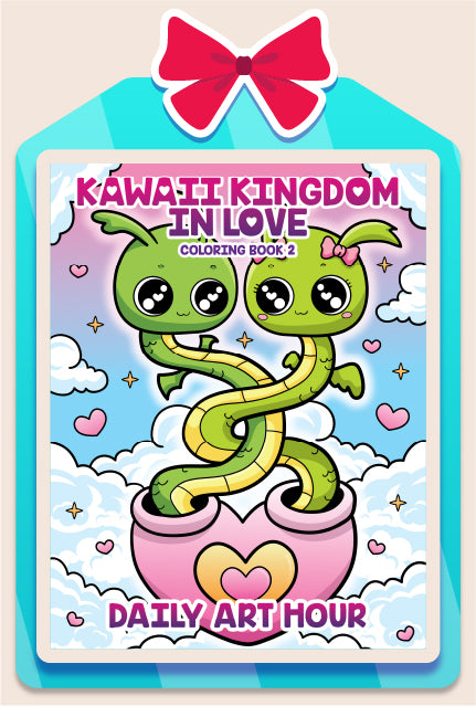 Kawaii Kingdom In Love Coloring Book 2