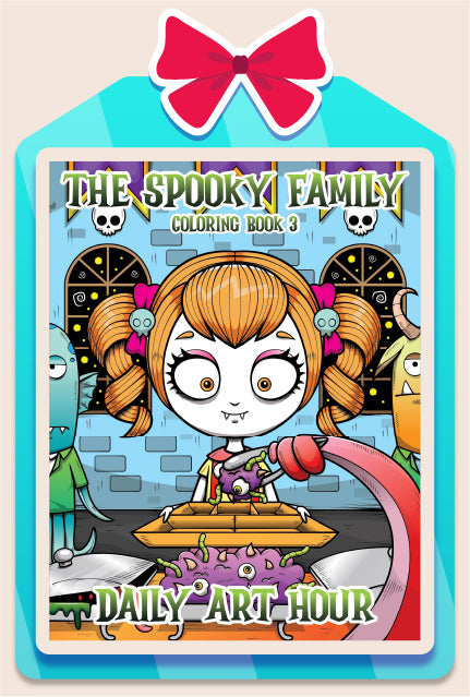 The Spooky Family Coloring Book 3