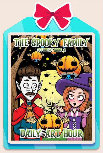 The Spooky Family Coloring Book 4