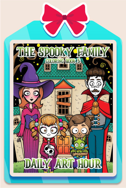 The Spooky Family Coloring Book 5